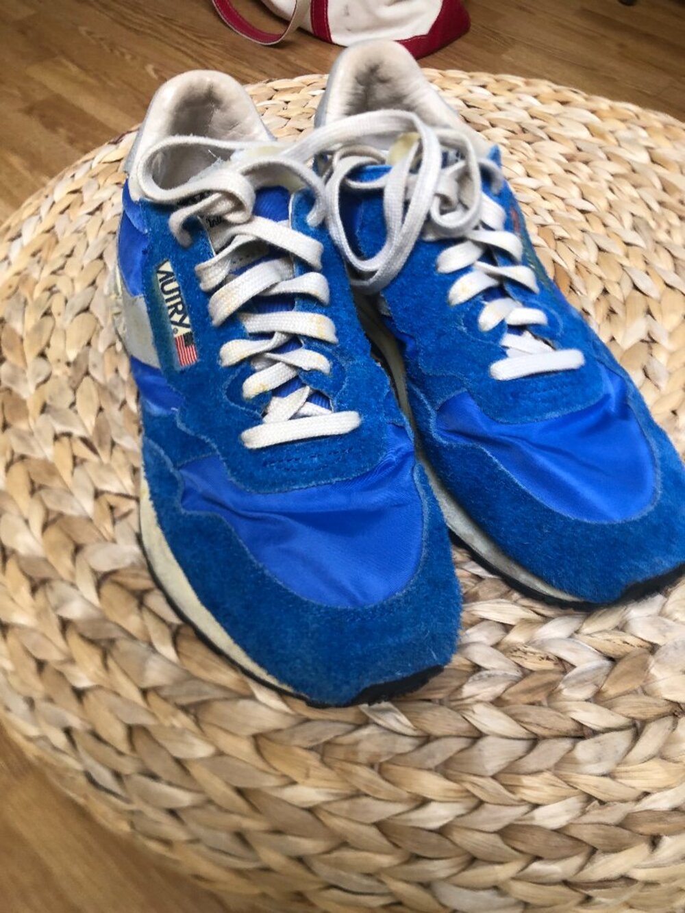 Autry Women's Blue Suede & Nylon Athletic Sneakers